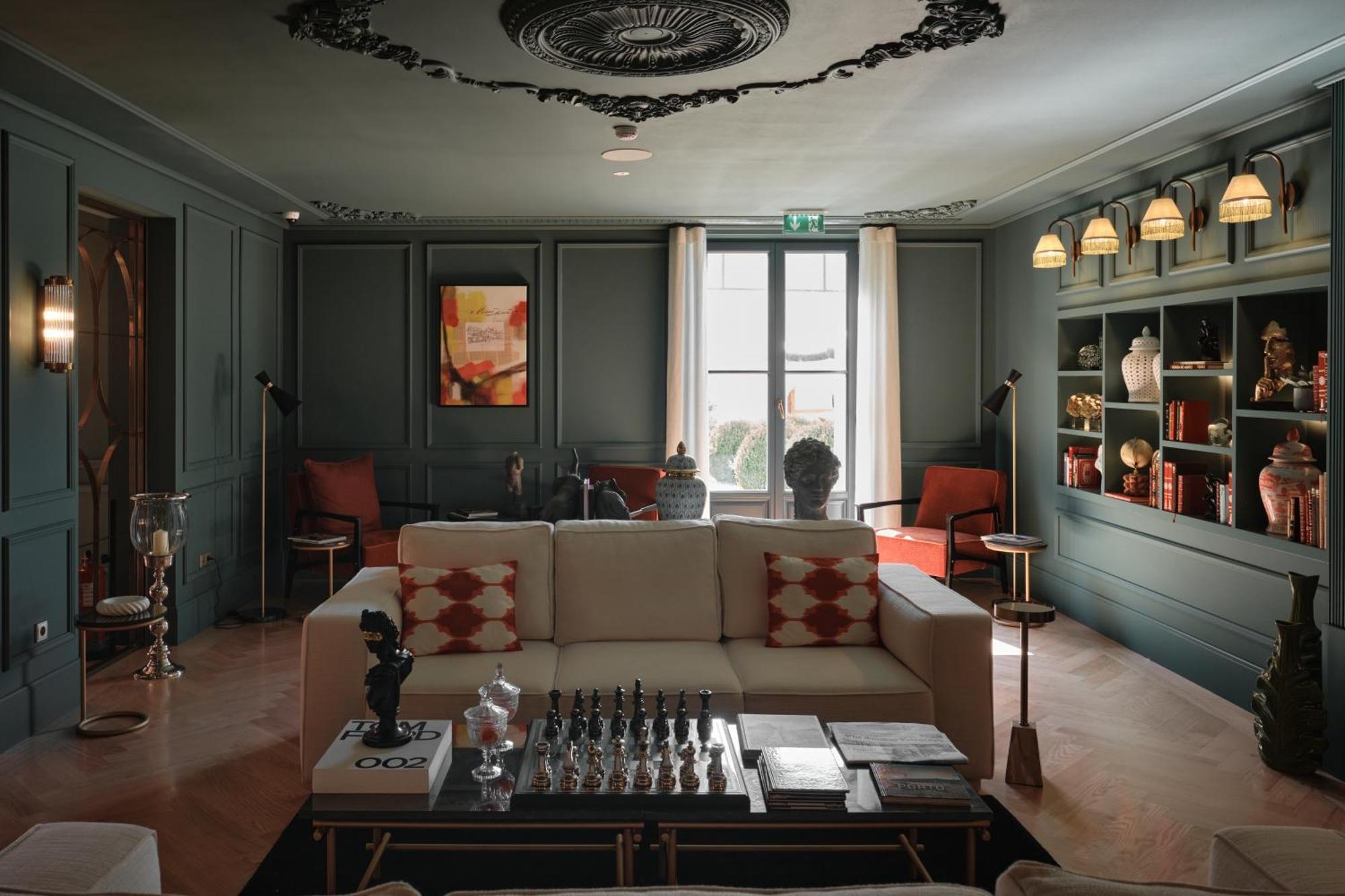 Ga Palace Hotel & Spa, A Xixth-Century Villa OOporto Extérieur photo The library